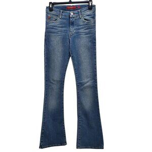 Miss Sixty Tommy‎ Y2K Light Wash Sandblasted High Rise Flare Jeans Italy Made 26